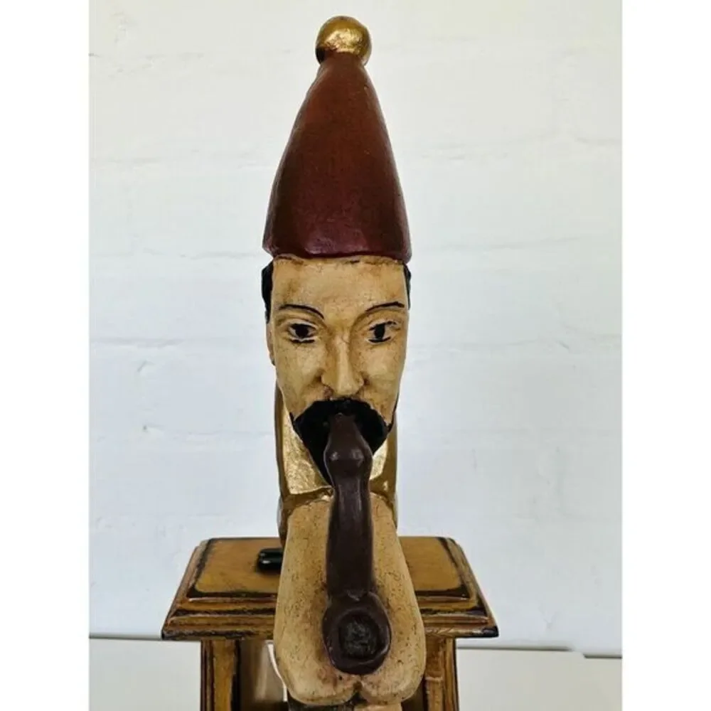 Vintage Wooden Elf Balance Carve See Photos. Pre-own‎